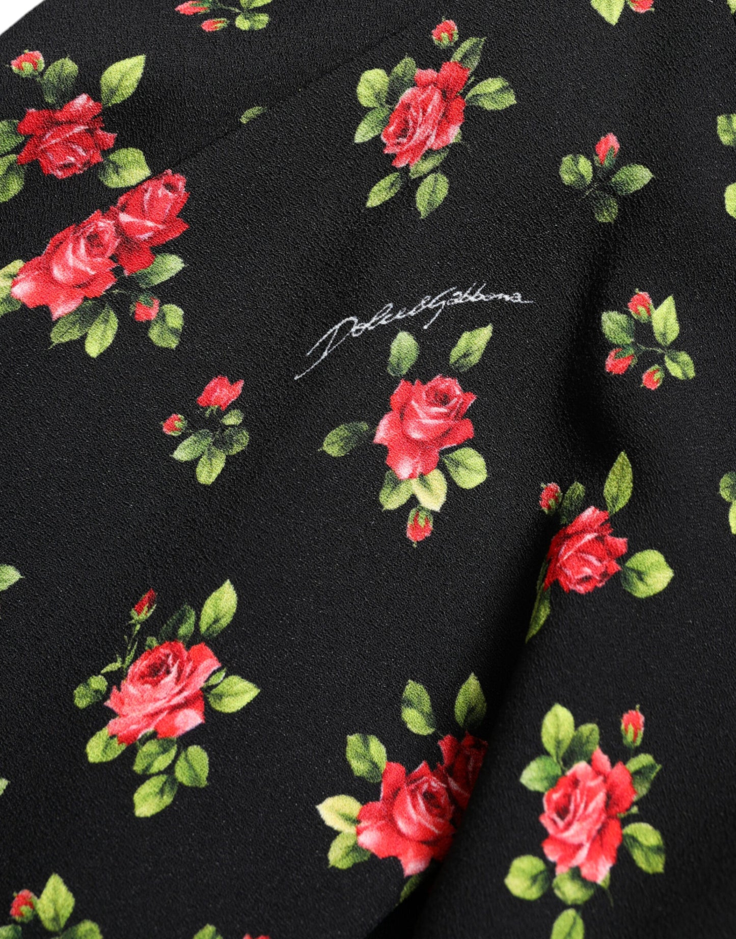 Dolce & Gabbana Blomstret A-formet mini-nederdel med høj talje