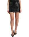 Dolce & Gabbana Elegant Højtaljet Mini Nederdel
