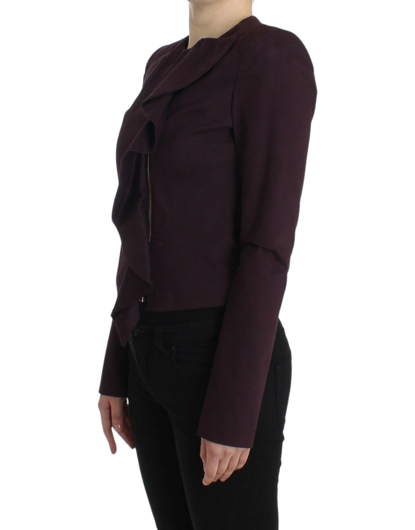 GF Ferre Elegant Lilla Blazer i Bomuldsblanding