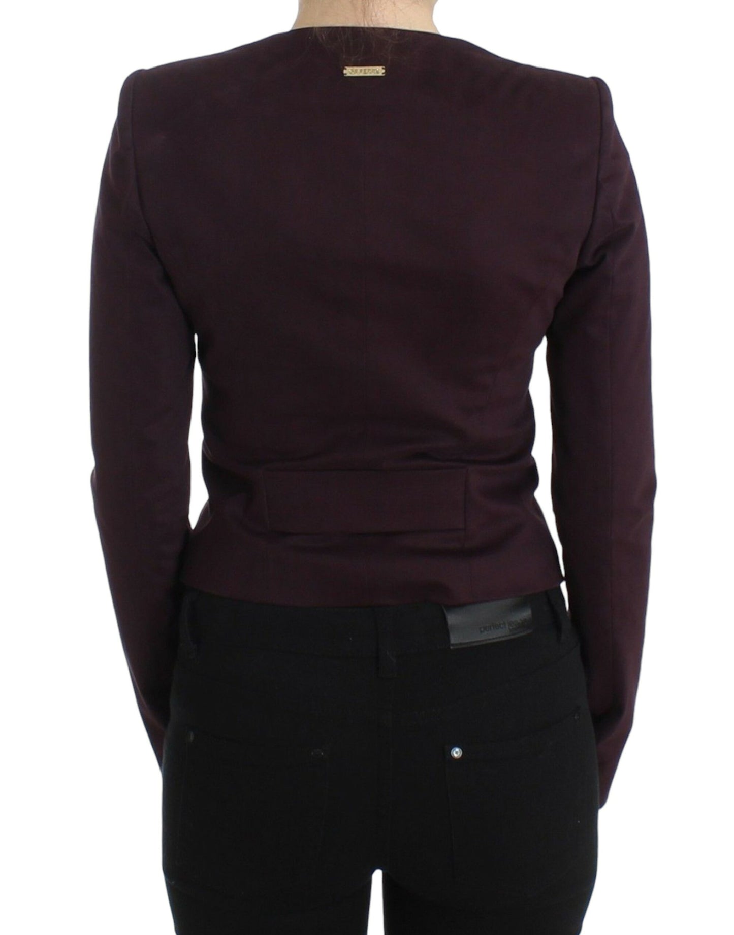 GF Ferre Elegant Lilla Blazer i Bomuldsblanding