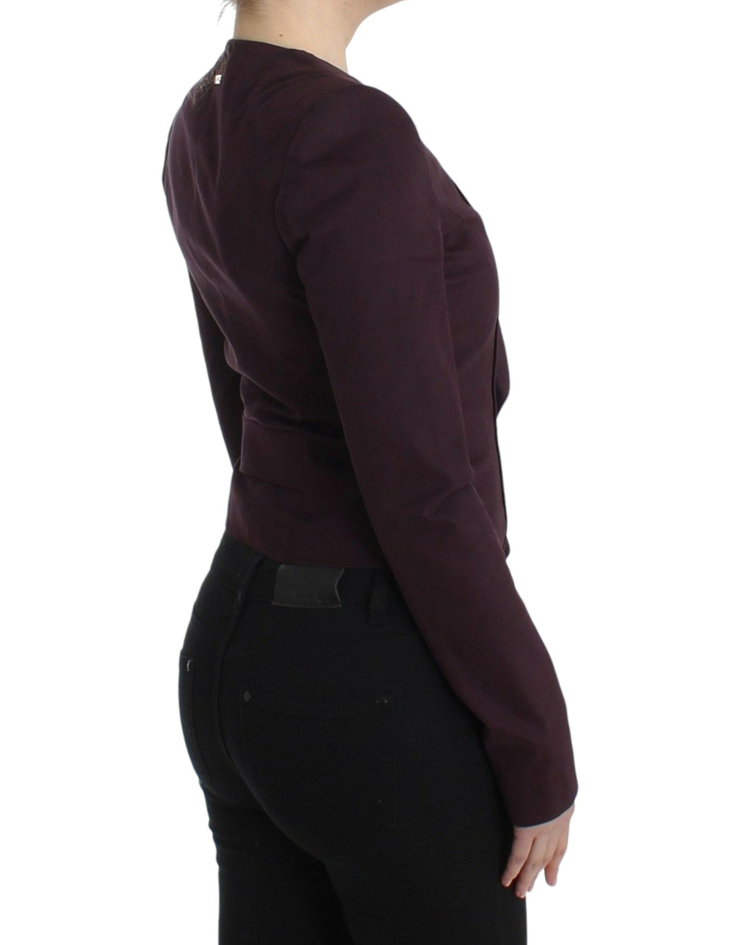 GF Ferre Elegant Lilla Blazer i Bomuldsblanding