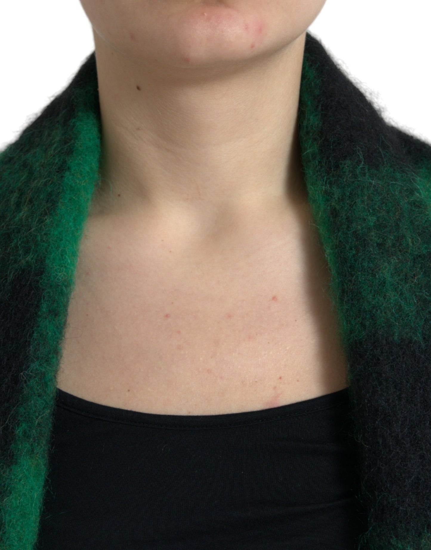 Dolce & Gabbana Elegant Ternet Poncho Jakke