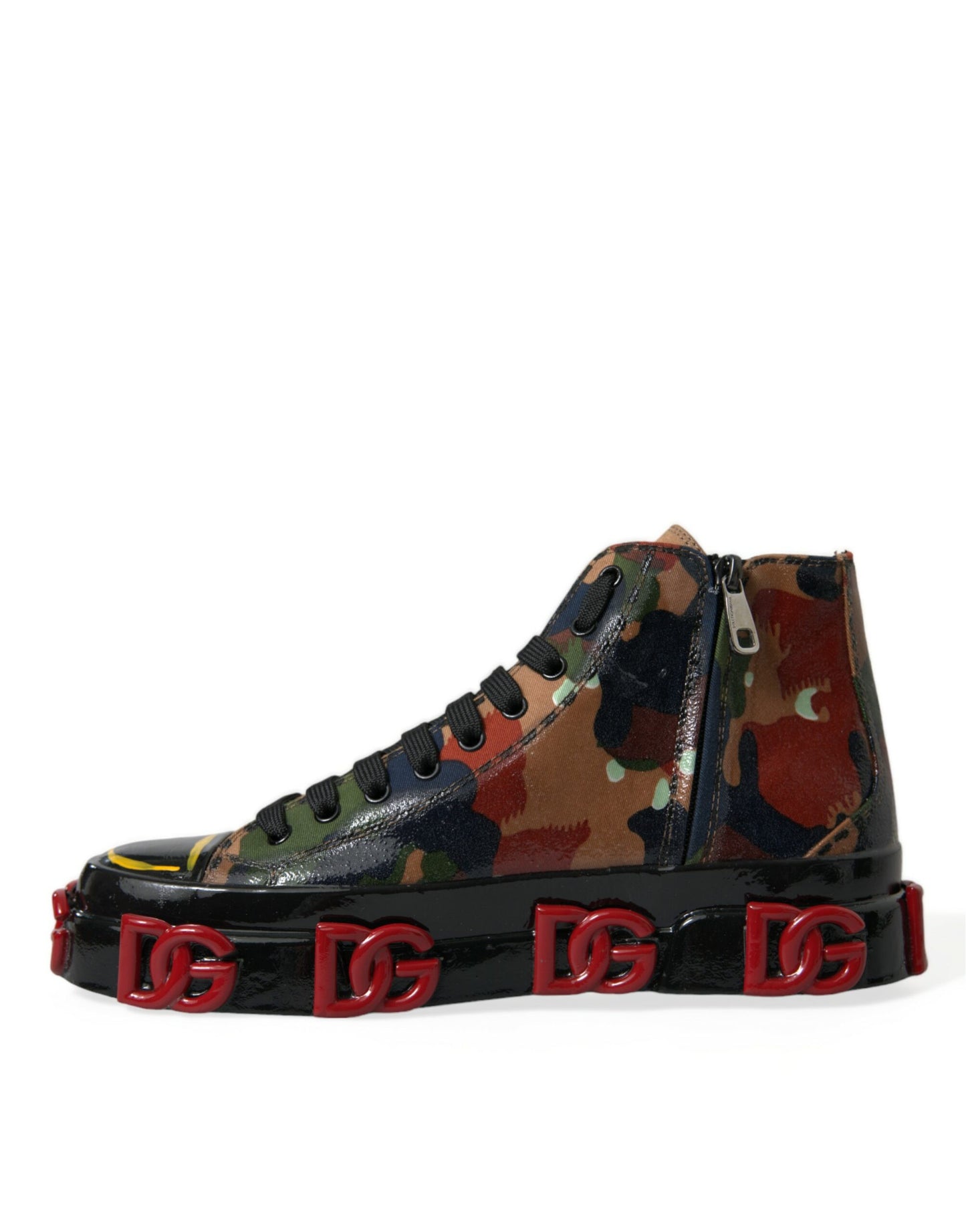 Dolce & Gabbana Chic Flerfarvede High-Top Sneakers