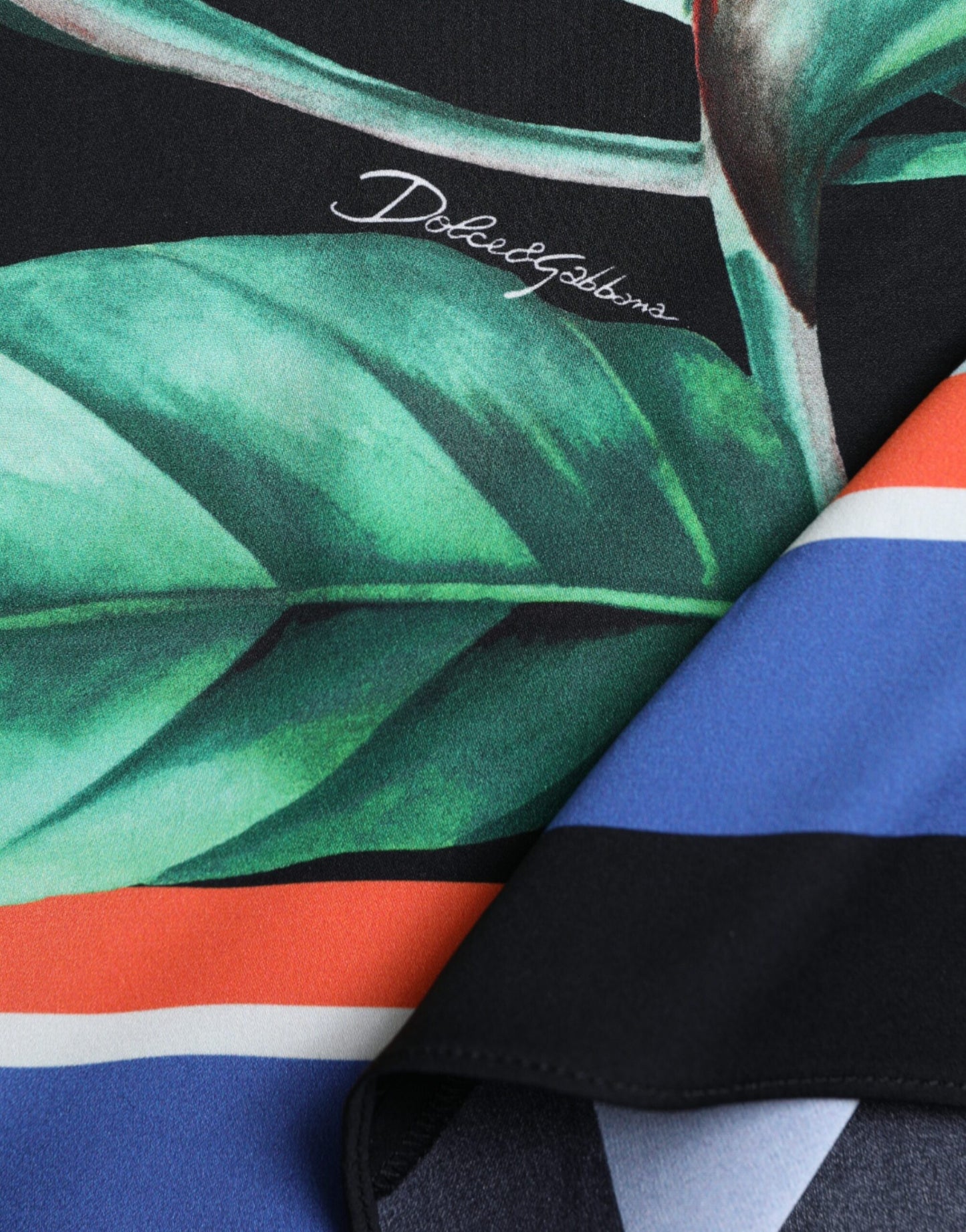 Dolce & Gabbana Elegant Blomstret Højtaljet Midi-nederdel