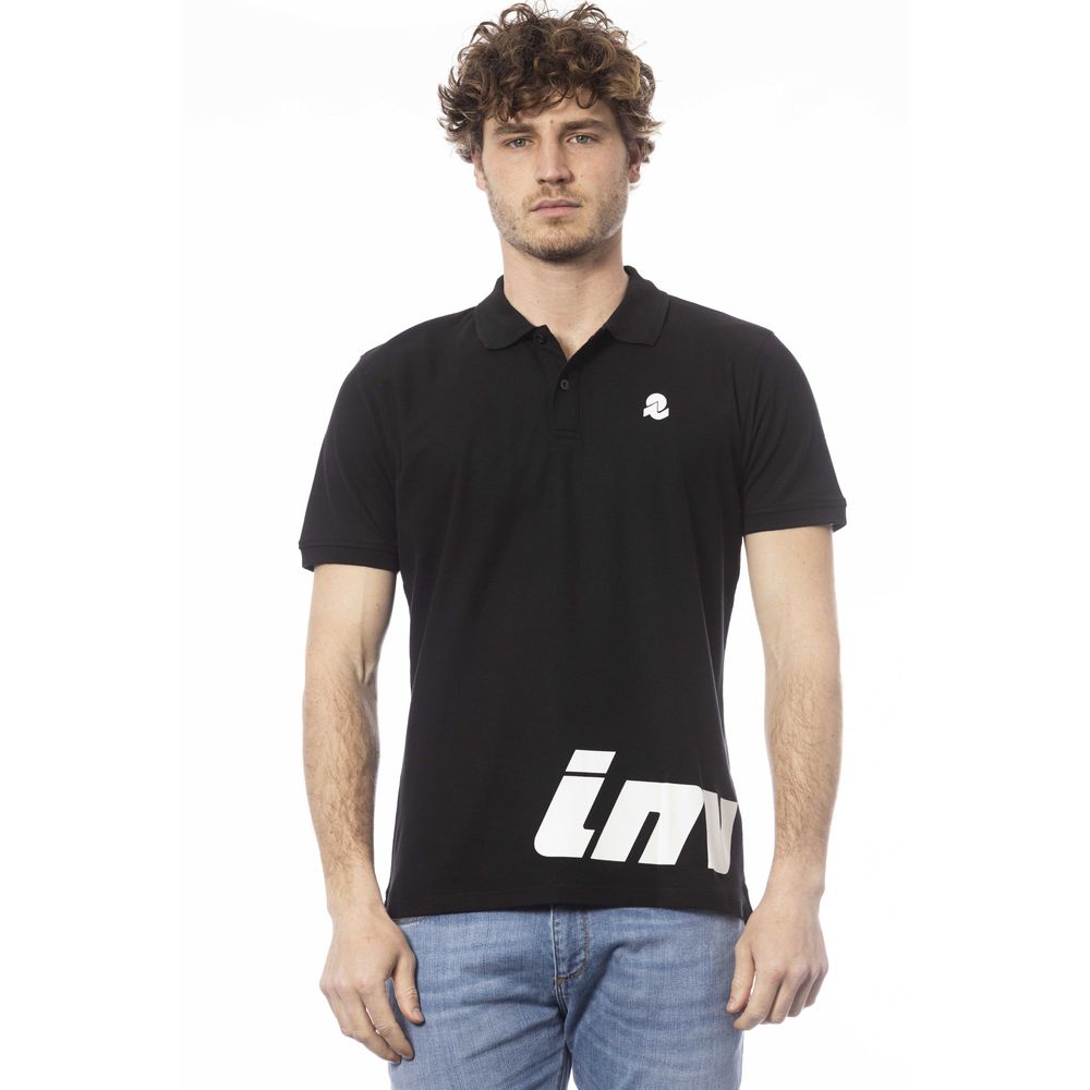 Invicta sort bomuldspoloshirt til mænd