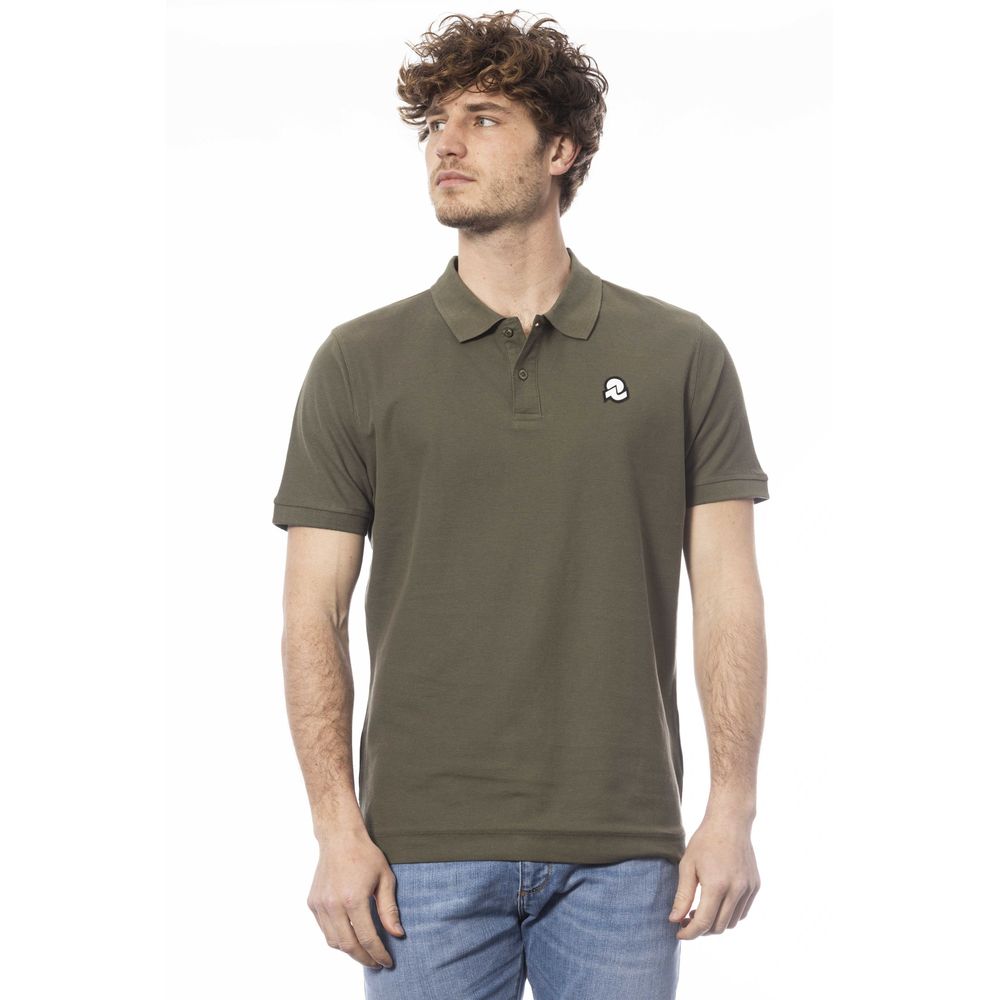 Invicta Grøn Bomuld Herre Poloshirt