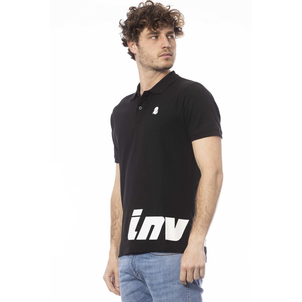 Invicta sort bomuldspoloshirt til mænd