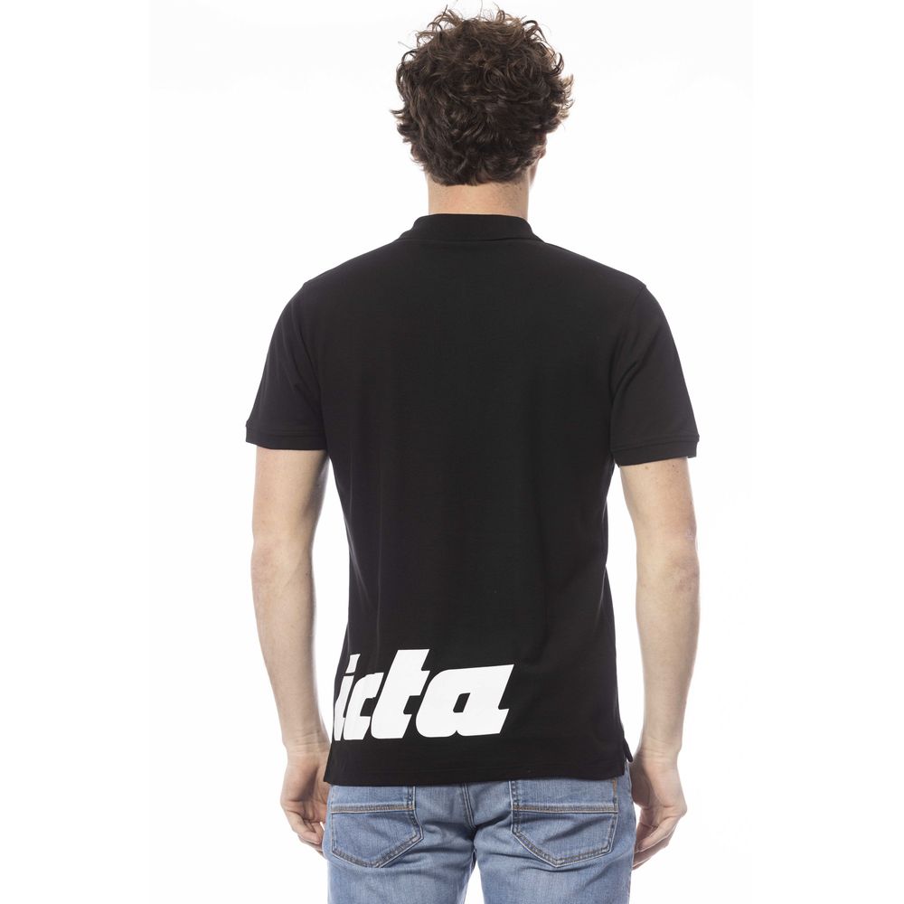 Invicta sort bomuldspoloshirt til mænd