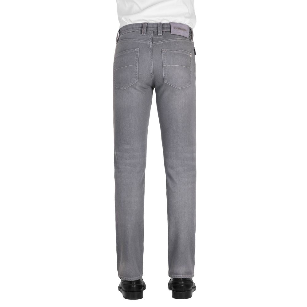Tramarossa grå bomulds herrejeans