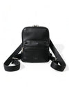 Dolce & Gabbana Chic Black Calf Leather Small Backpack