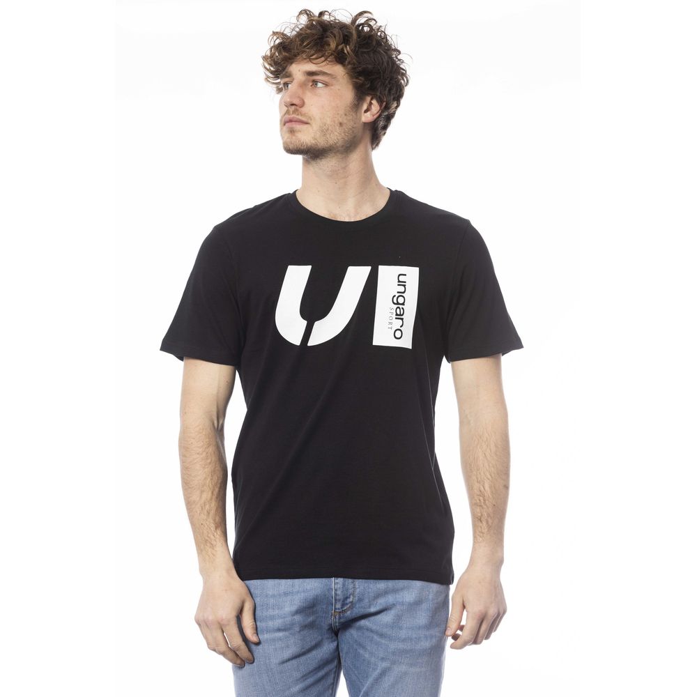 Ungaro Sport sort bomuld herre T-shirt