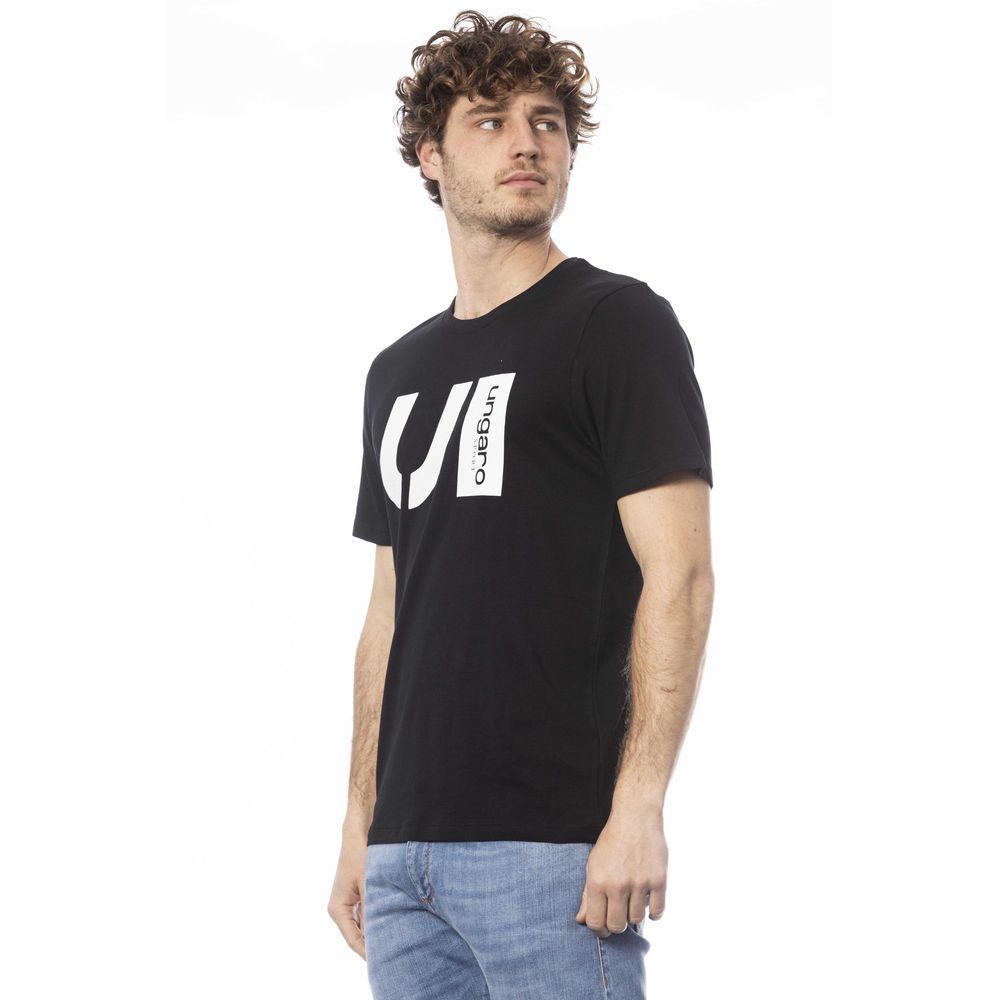 Ungaro Sport sort bomuld herre T-shirt