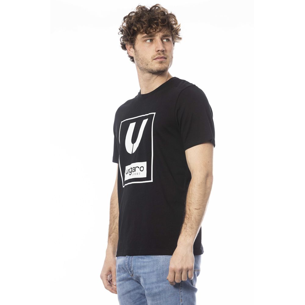 Ungaro Sport sort bomuld herre T-shirt