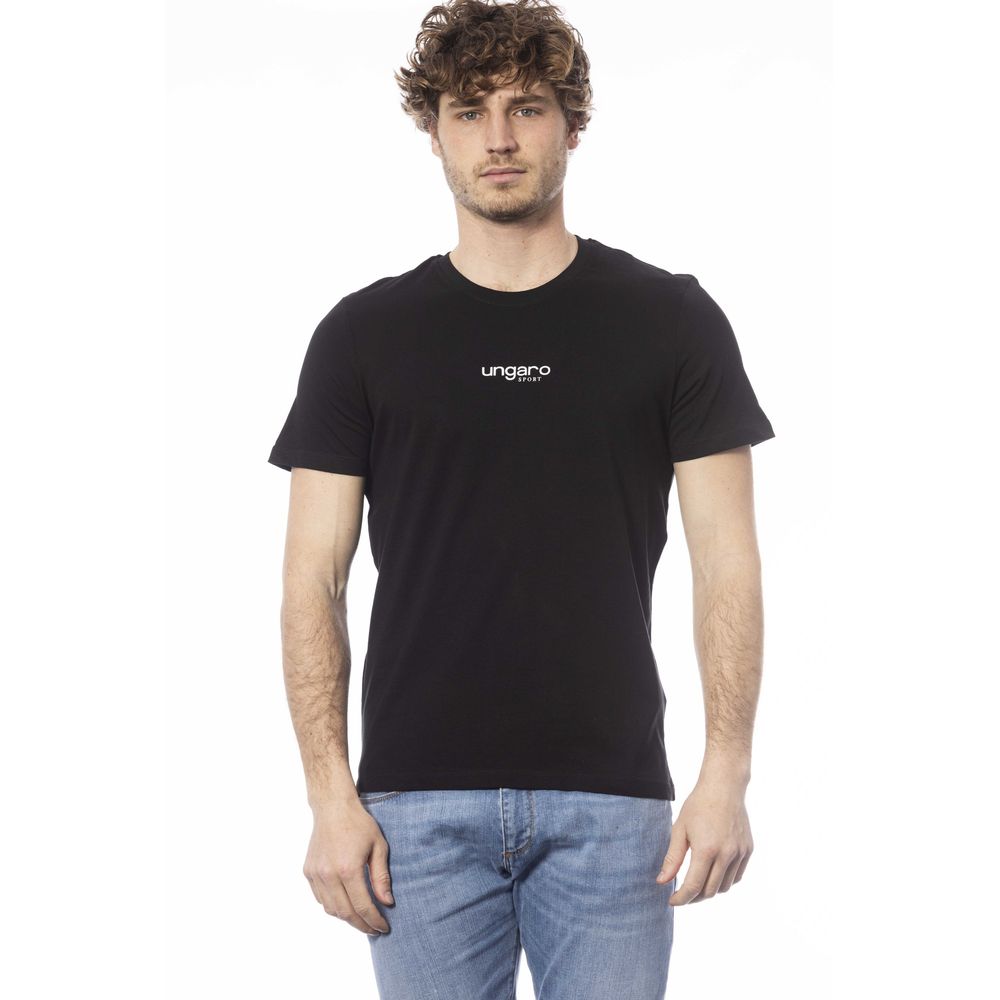 Ungaro Sport sort bomuld herre T-shirt