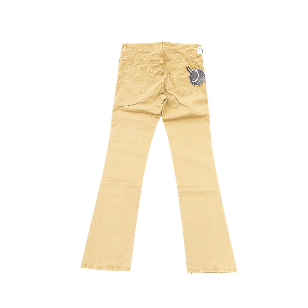 Jacob Cohen Beige bomulds herrejeans