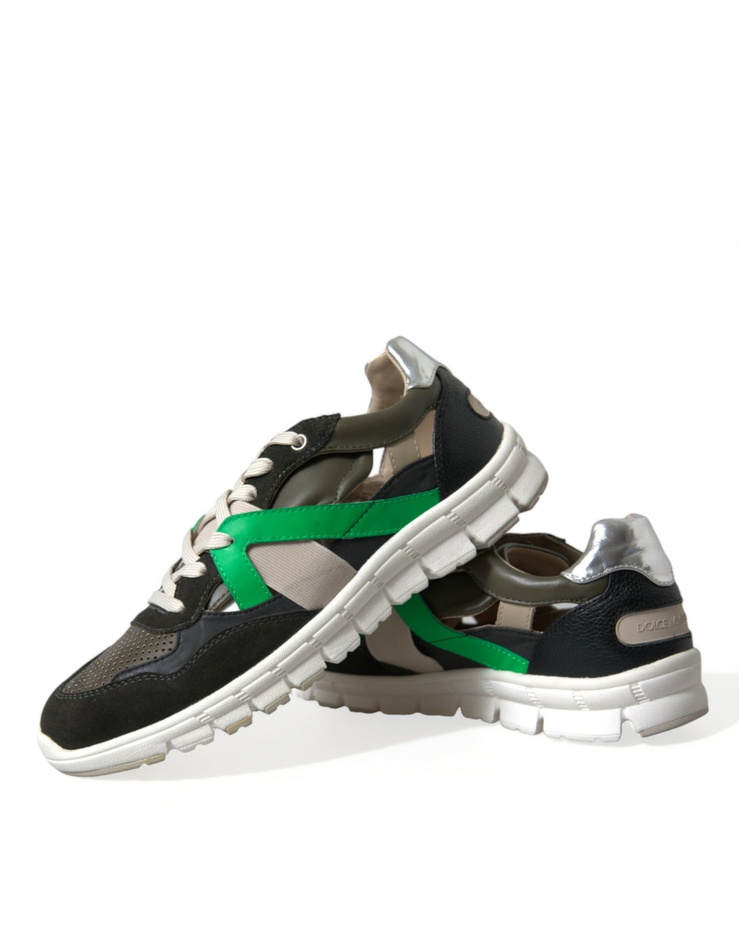 Dolce & Gabbana Udsøgte Multifarvede Low-Top Designer Sneakers