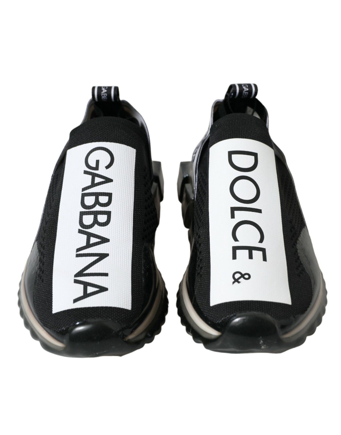 Dolce & Gabbana Elegante Sorte & Hvide Sorrento Sneakers