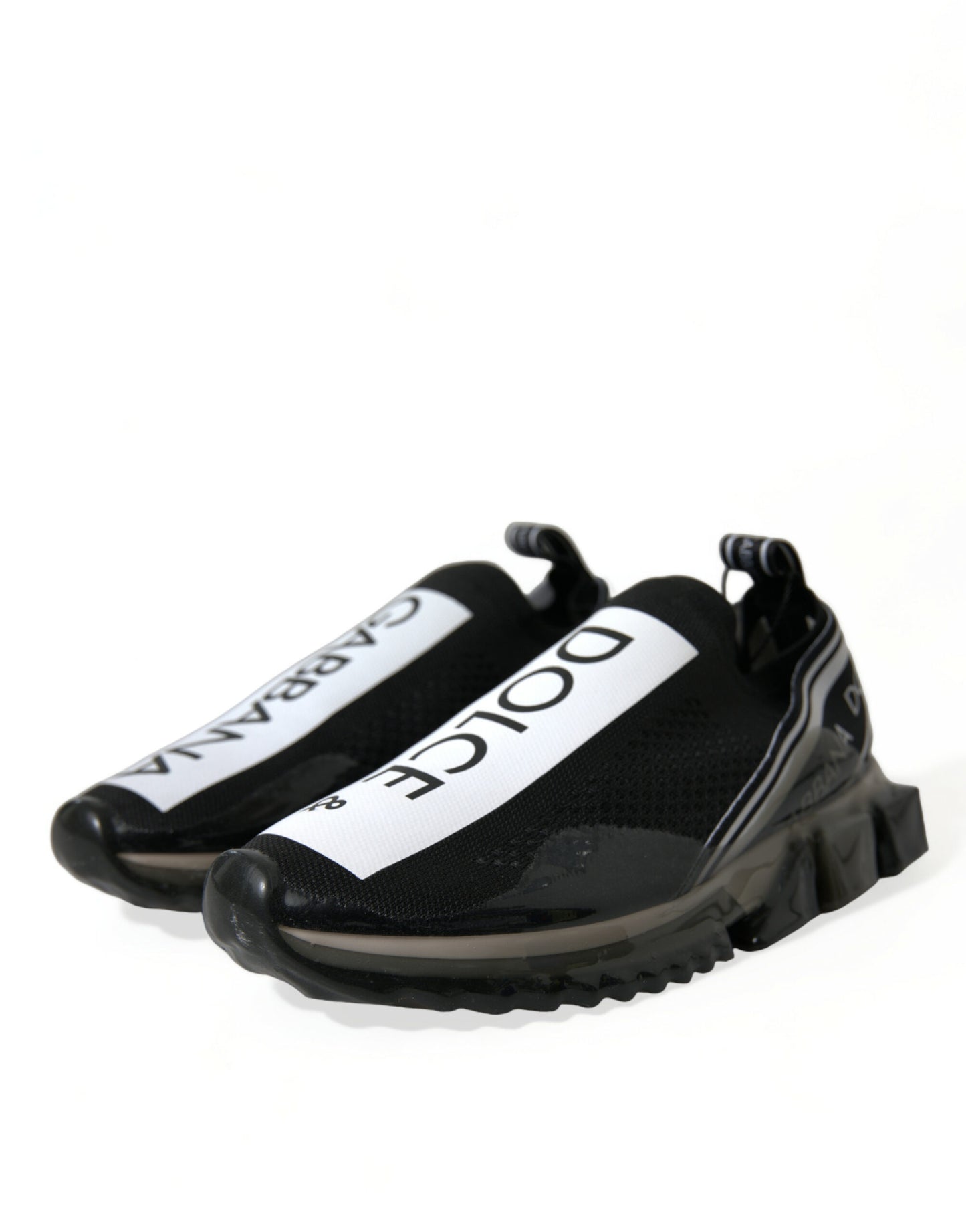 Dolce & Gabbana Elegante Sorte & Hvide Sorrento Sneakers