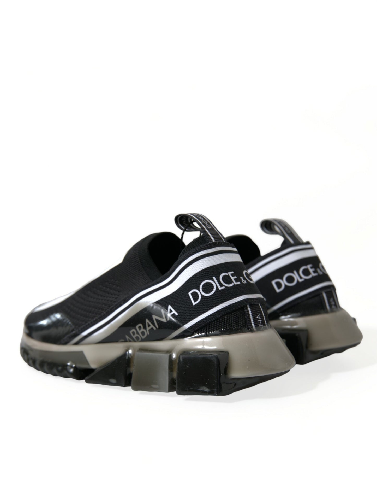 Dolce & Gabbana Elegante Sorte & Hvide Sorrento Sneakers