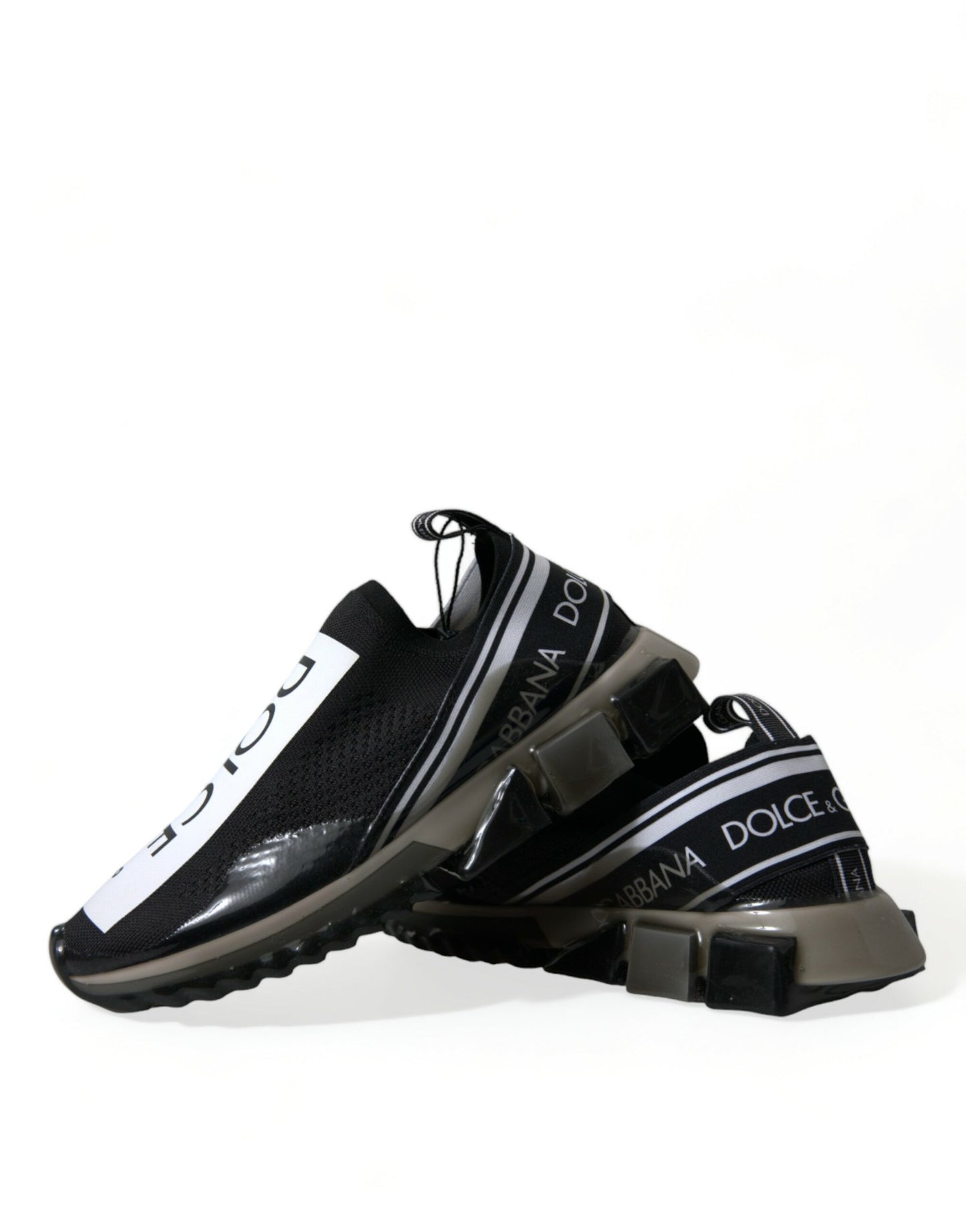 Dolce & Gabbana Elegante Sorte & Hvide Sorrento Sneakers