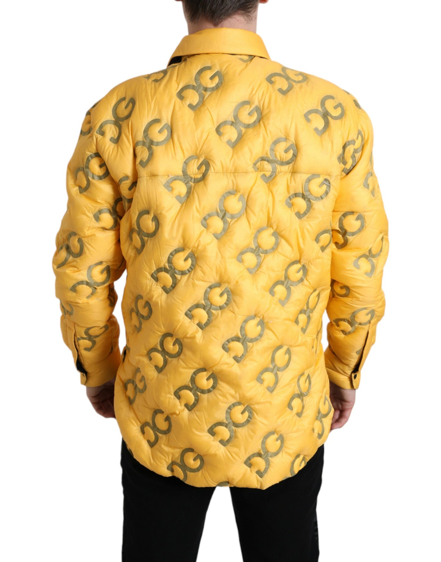 Dolce & Gabbana Elegant Gul Polstret Blouson Jakke
