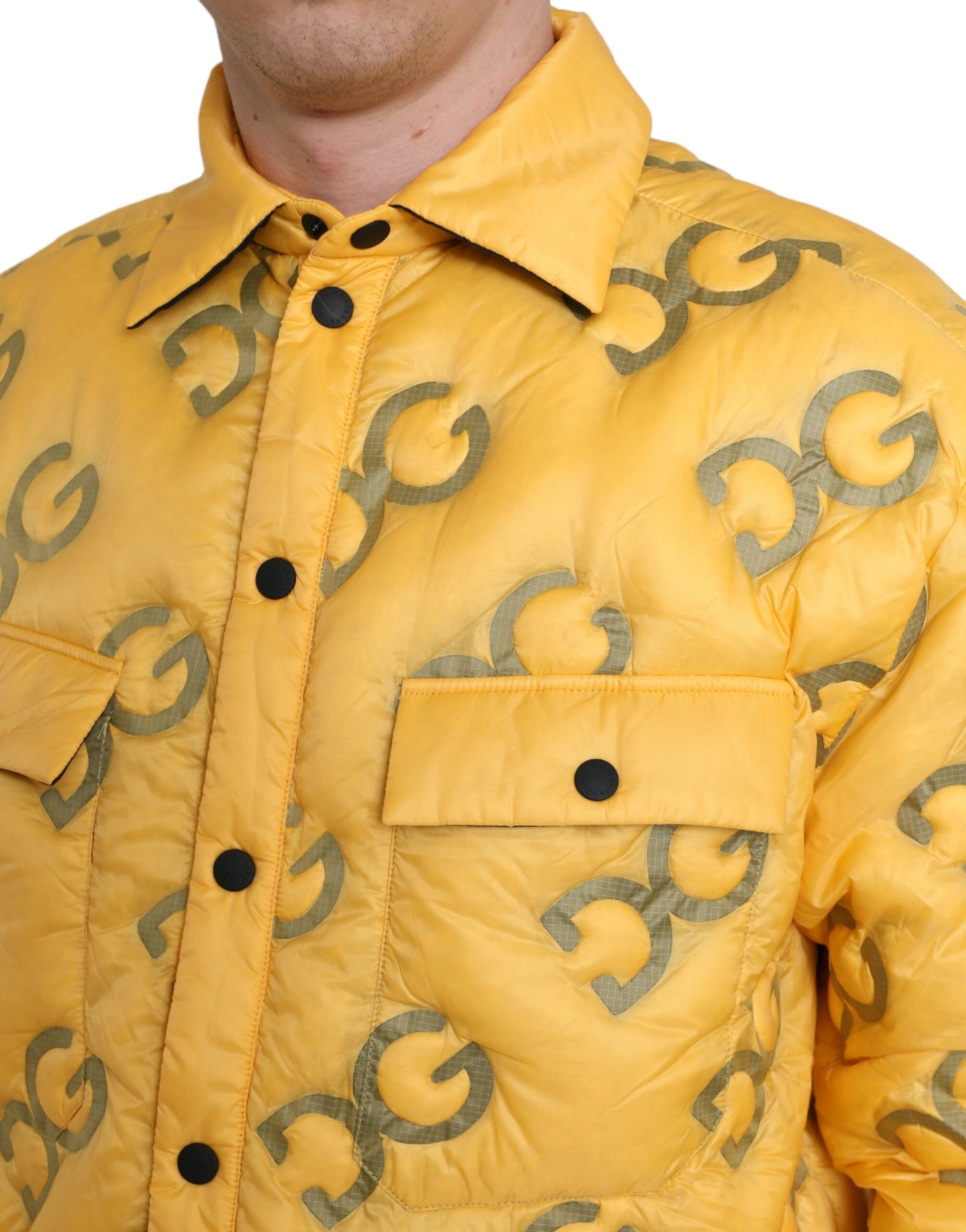 Dolce & Gabbana Elegant Gul Polstret Blouson Jakke