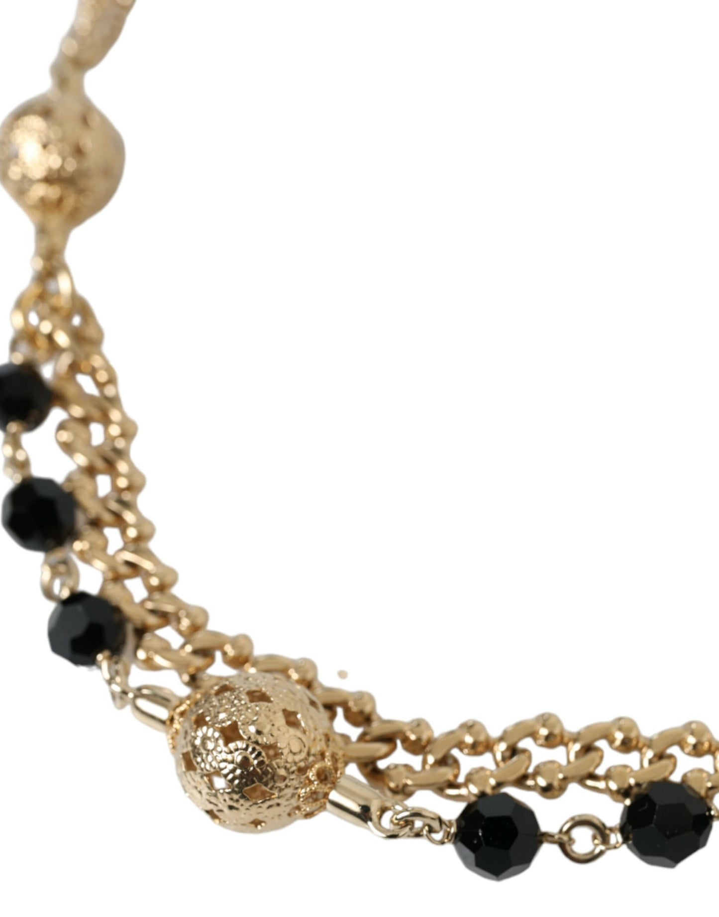 Dolce & Gabbana Elegant Crystal Bounce Læderbælte