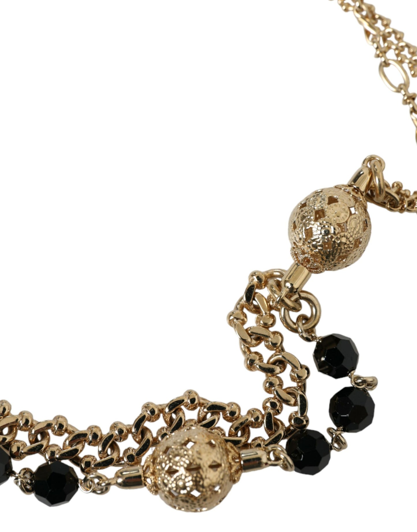 Dolce & Gabbana Elegant Crystal Bounce Læderbælte
