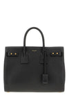 Saint Laurent sort kalvelæder Sac De Jour håndtaske