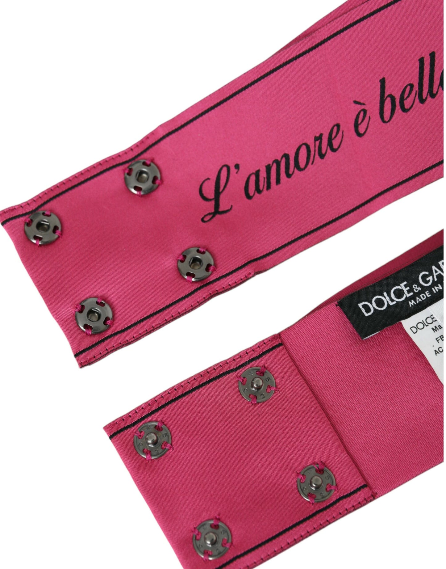 Dolce & Gabbana Pink L'Amore E'Bellezza taljebælte