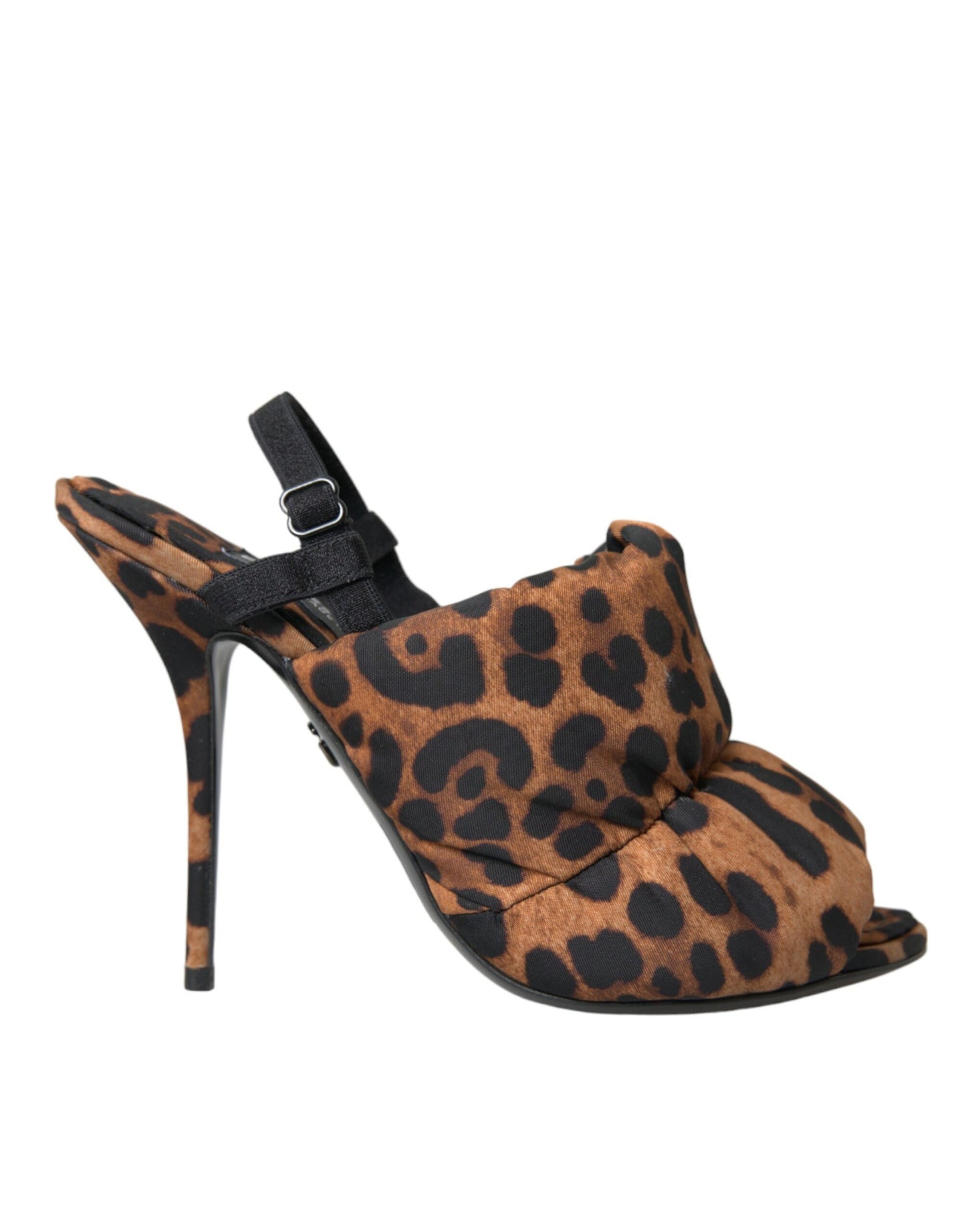 Dolce & Gabbana Brune Leopard Slingback Hæle Sandaler Sko