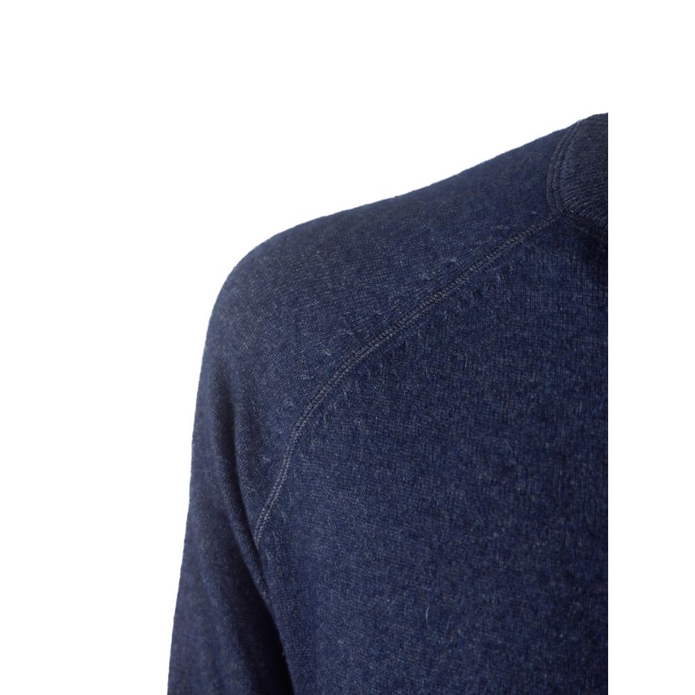 Emilio Romanelli Lyseblå Cashmere Herretrøje