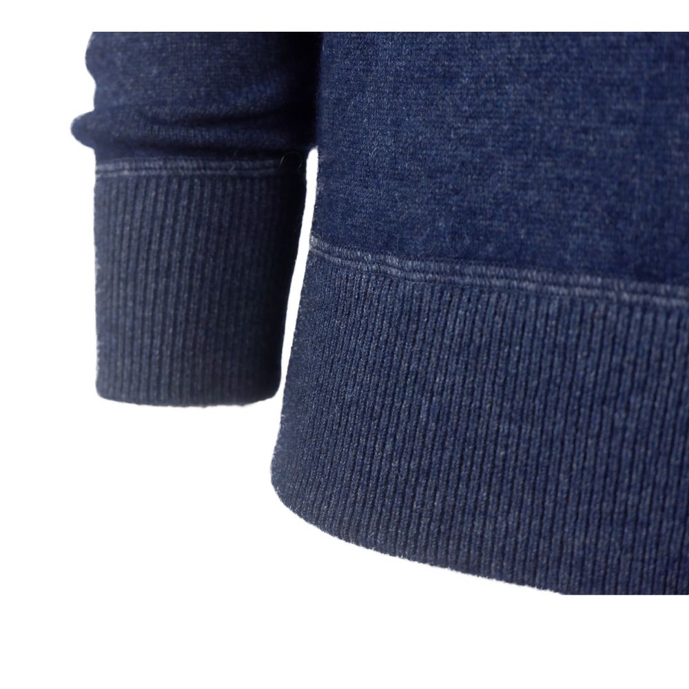 Emilio Romanelli Lyseblå Cashmere Herretrøje