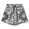 Comme Des Fuckdown Chic Monokrome Palms Bomuldsshorts