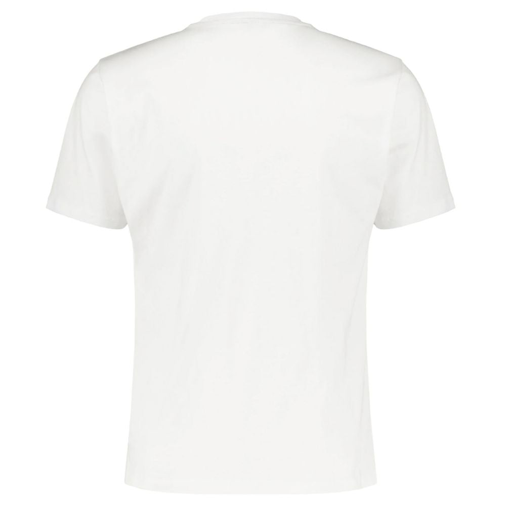 North Sails Hvid Bomulds T-shirt til Herrer