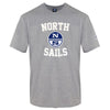 North Sails grå bomulds-T-shirt til mænd
