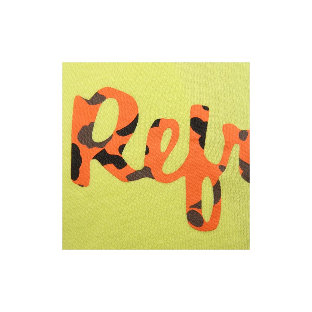 Refrigiwear Sunshine Yellow Logo Rund Hals T-shirt