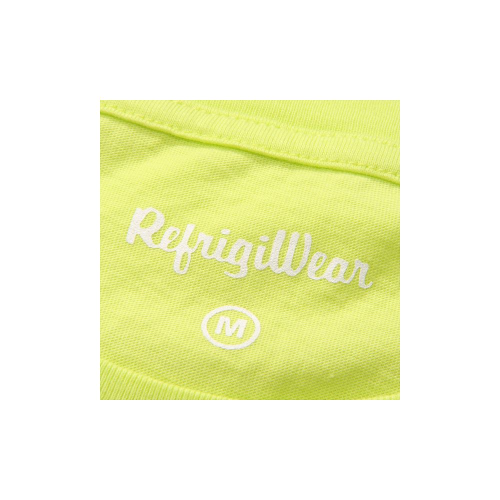 Refrigiwear Sunshine Yellow Logo Rund Hals T-shirt