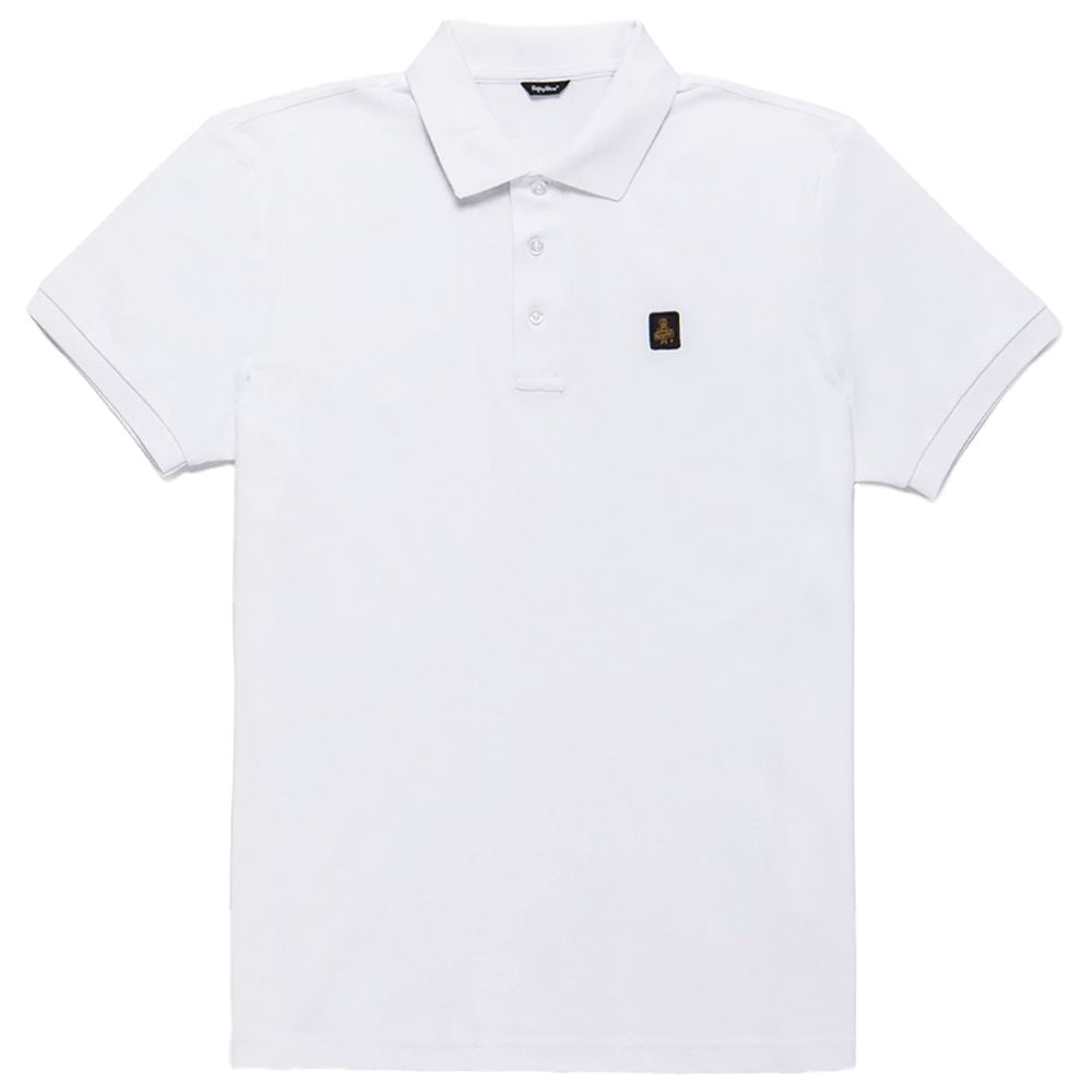 Refrigiwear elegant hvid polo med broderet logo