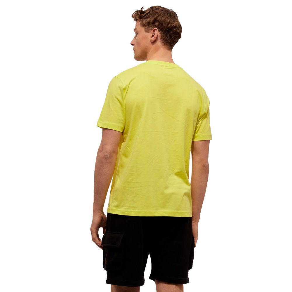 Refrigiwear præget logo bomulds-T-shirt i gul