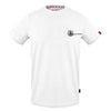 Aquascutum Hvid Bomulds T-shirt til Herrer