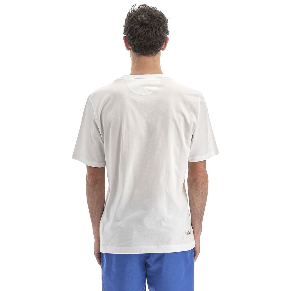 La Martina Equestrian Chic Hvid Bomulds T-shirt