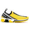 Dolce & Gabbana Chic Logo-print Stretch Sneakers i Vibrant Gul