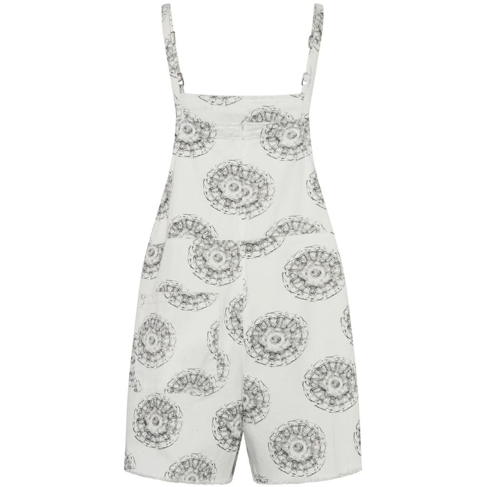 One Teaspoon Chic Denim Kjole med Skulderpuder