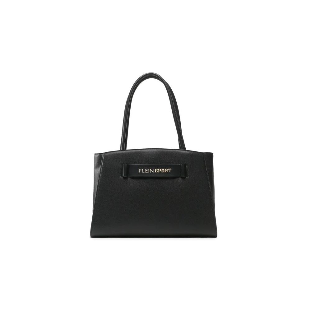 Plein Sport Chic Ebony Tote med sølvlogodetaljer