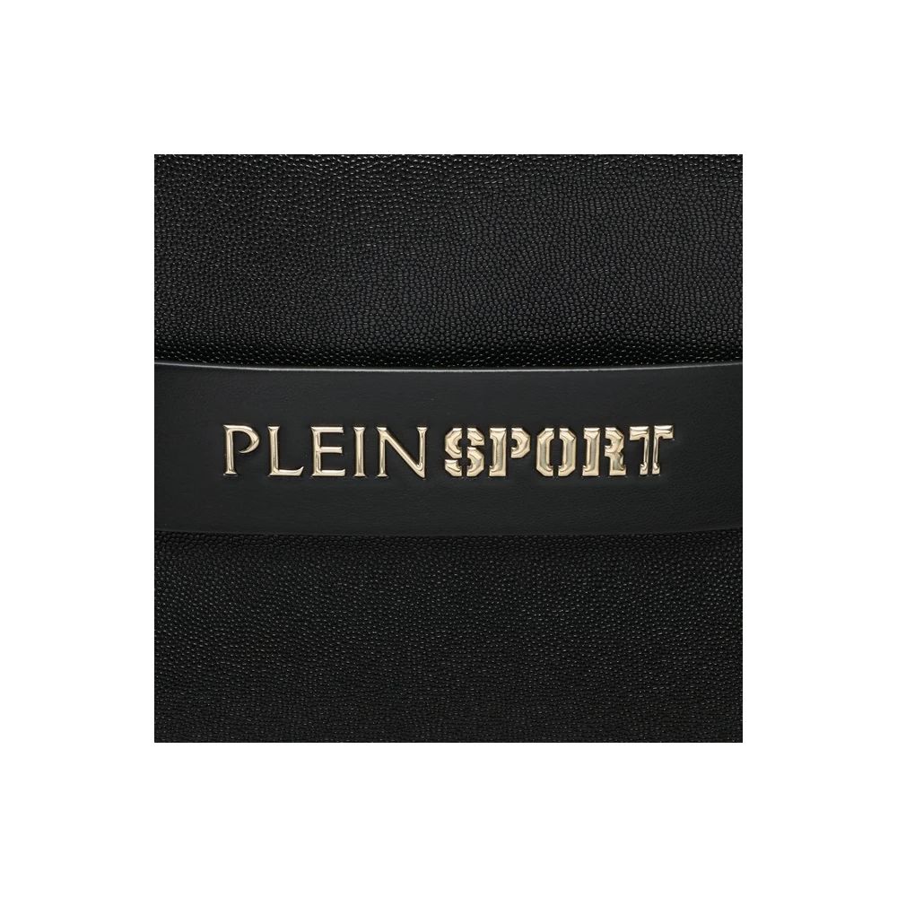 Plein Sport Chic Ebony Tote med sølvlogodetaljer