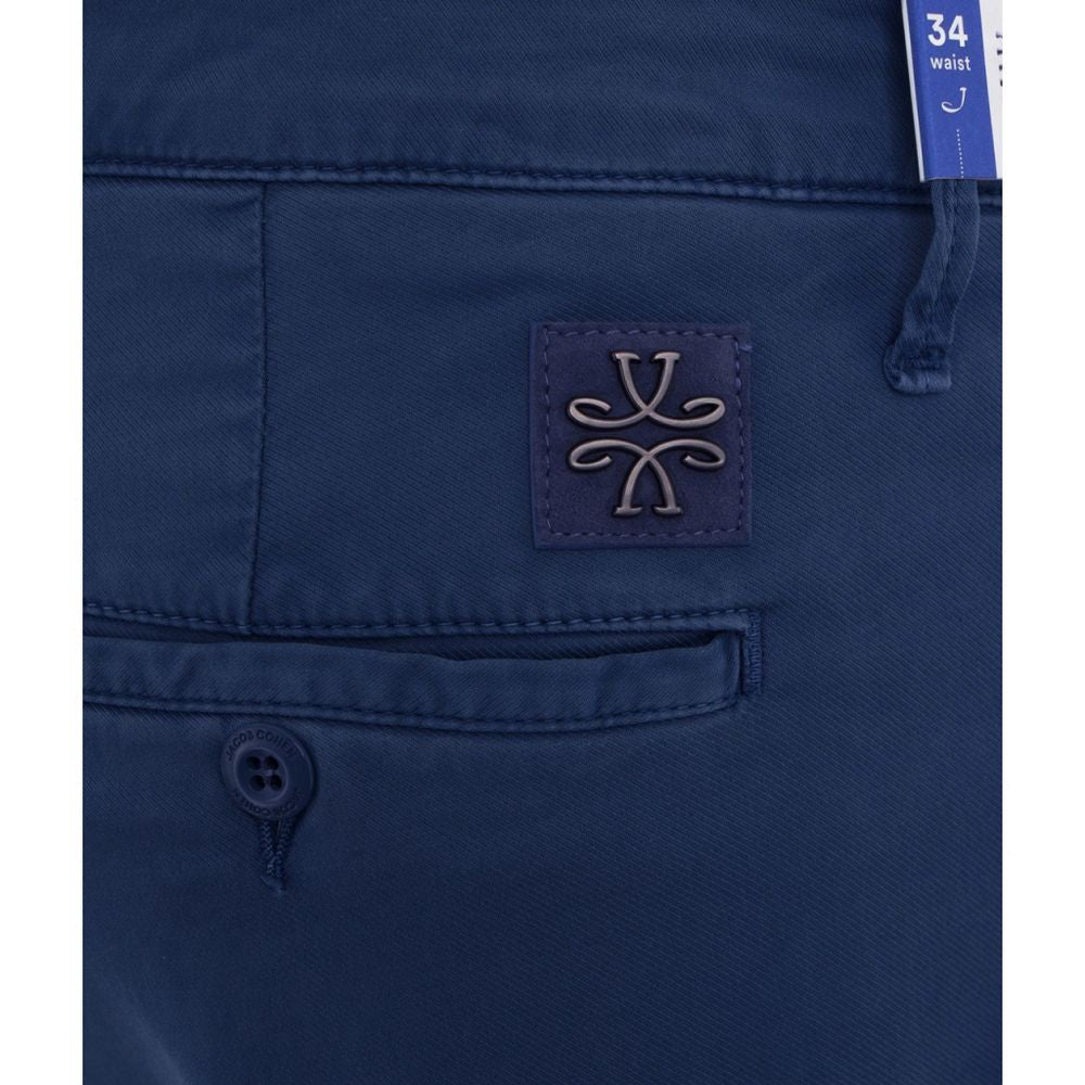 Jacob Cohen Elegante Slim Fit Chino Bukser i Blå