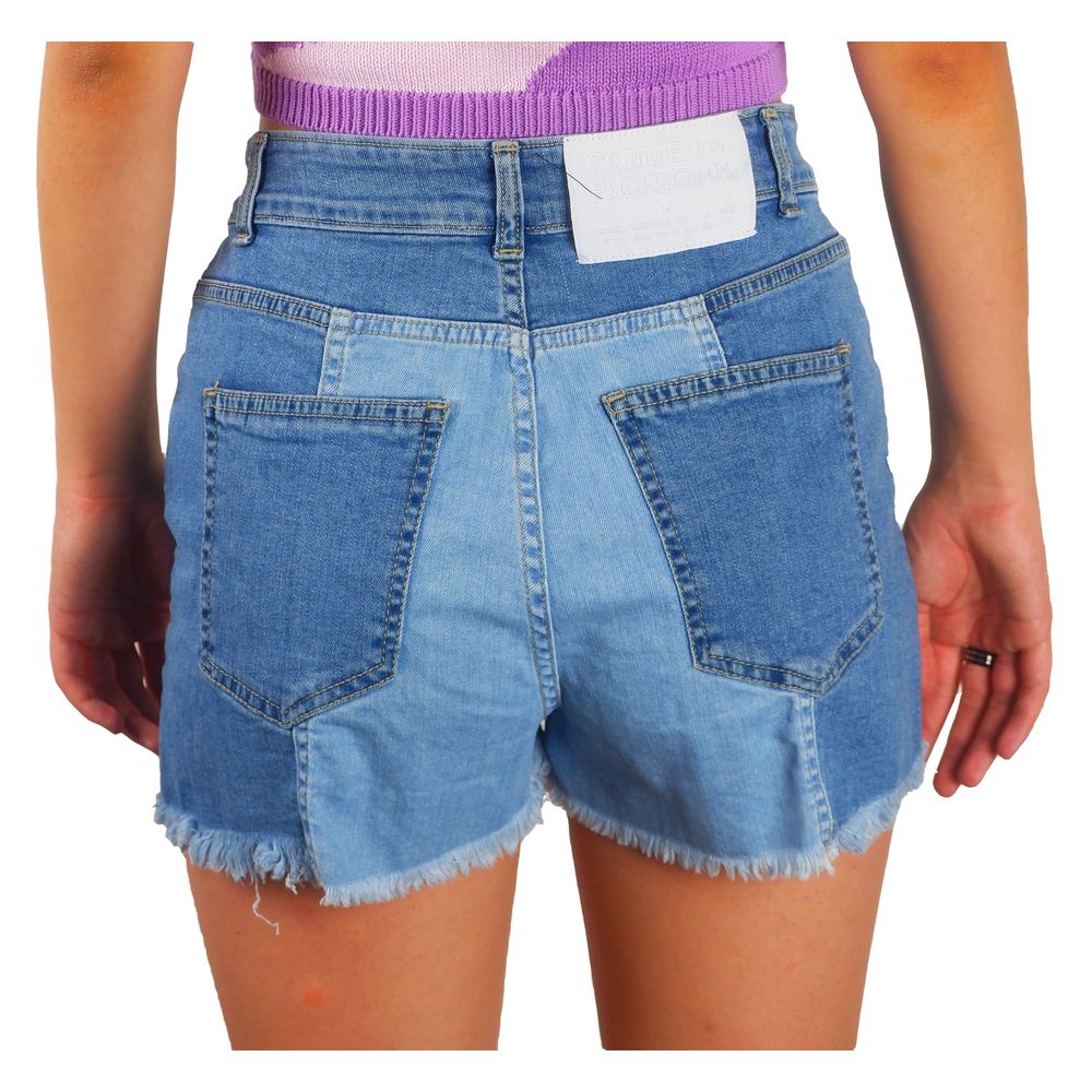 Comme Des Fuckdown Chic Raw Hem denimshorts