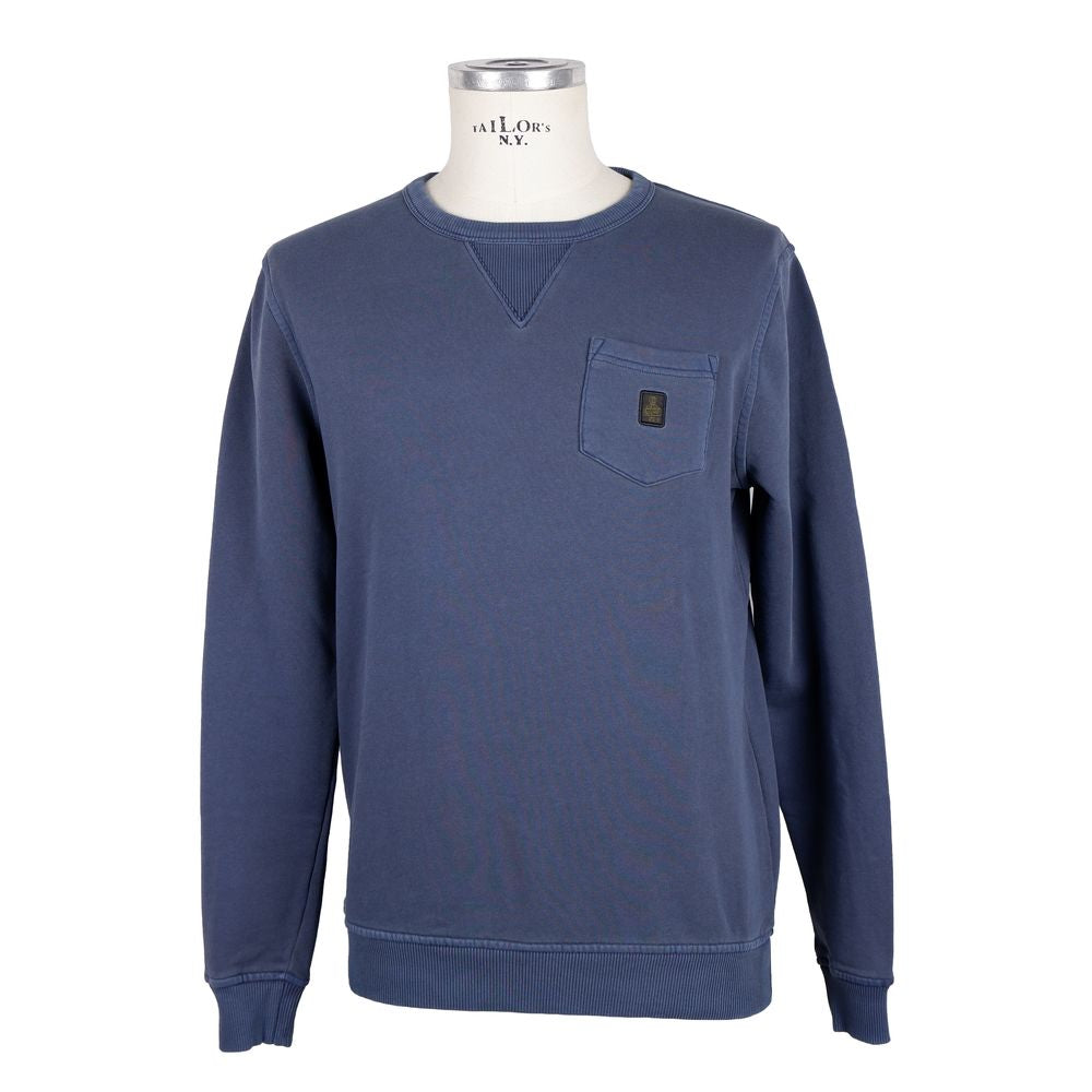 Refrigiwear Blå Bomulds Herretrøje