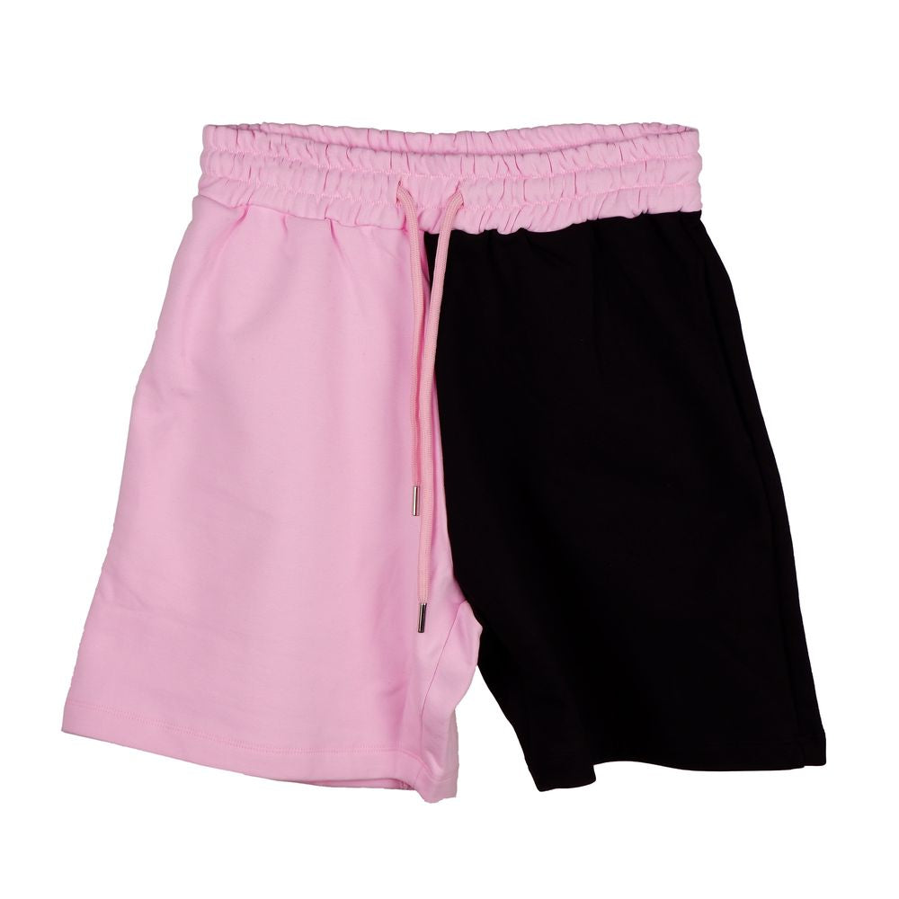 Comme Des Fuckdown Chic Tofarvede Grafiske Shorts